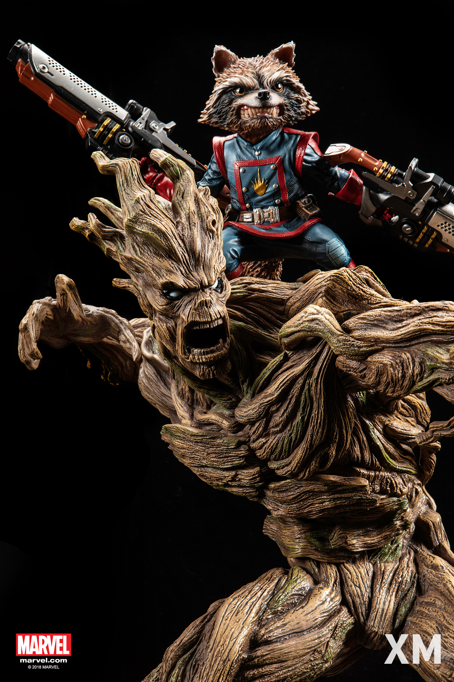 2 BDS Statue 1/10 17 Cm for sale online Iron Studios Rocket & Groot Guardians of The Galaxy Vol 
